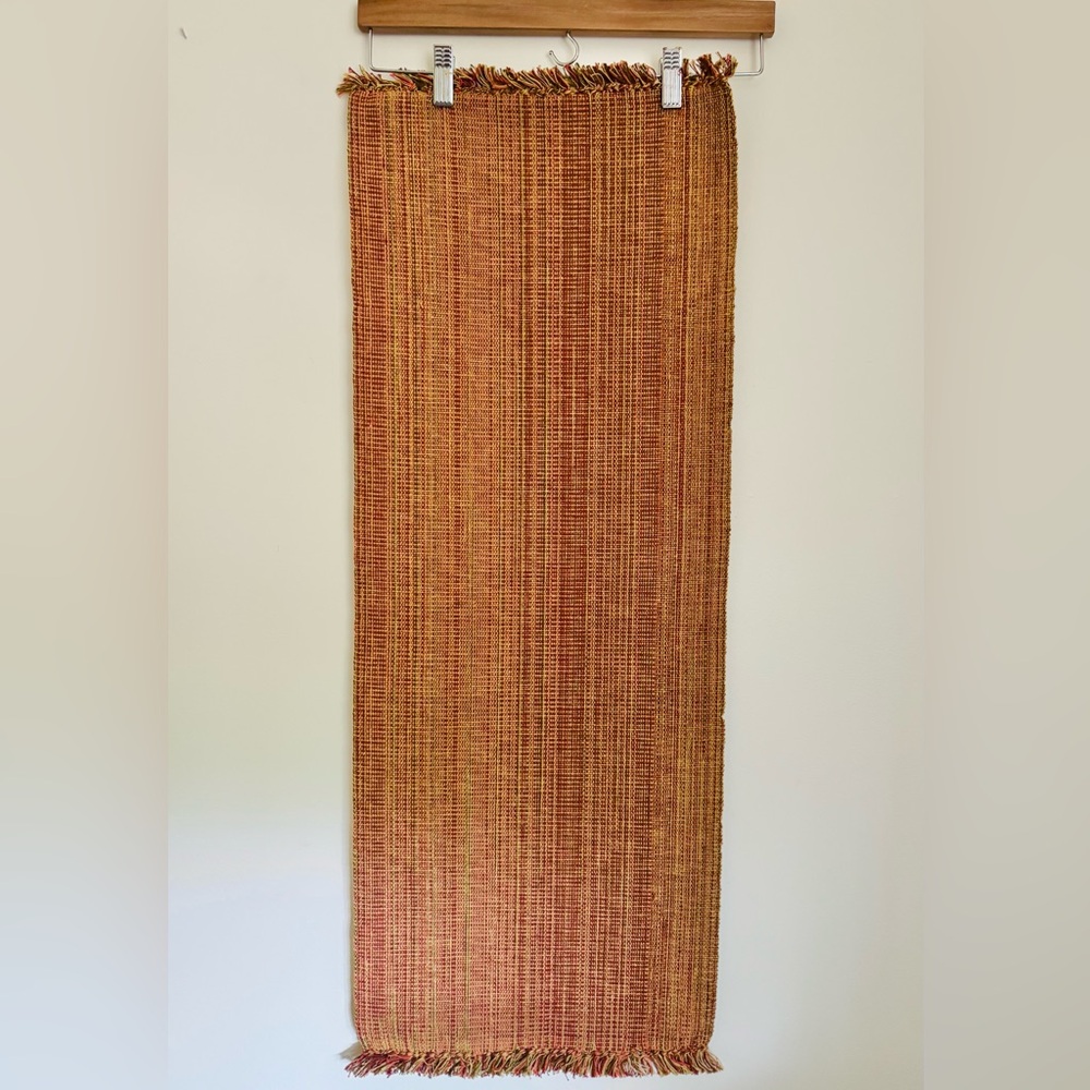 Park Designs Table Runner with Fringe, 37”L x 13-1/2W